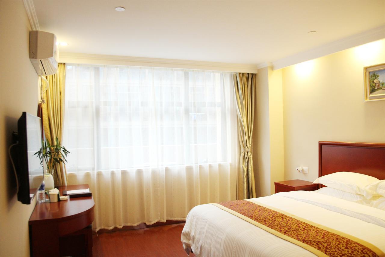 Greentree Inn Xi'An Railway Station Airport Bus Wulukou Subway Station Business Hotel Buitenkant foto